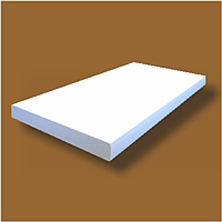 Extrutech 3/4 x 5 1/2 Inch Wide Trimboard